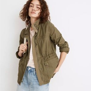 ☀️NEW Madewell Dispatch Jacket Desert Olive Green XXS